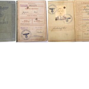 DOC013. ARMY WEHRPAS issued Teschen O/S on 27 July 1943