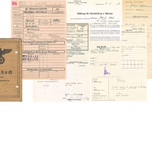 DOC002. ARMY SOLDBUCH & 9 SS DOCUMENTS