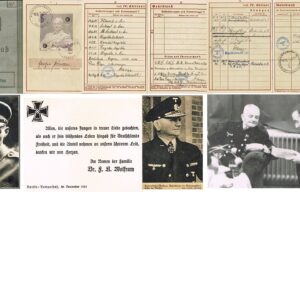DOC153. WEHRPAS & PHOTO ALBUM TO KRIEGSMARINE VICE-ADMIRAL