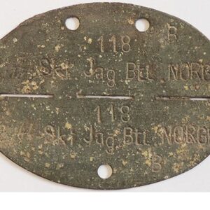 DT2502. GERMAN WWII SS DIVISION "NORGE" DOG TAG