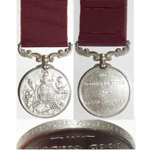 ESA017. ARMY LONG SERVICE & GOOD CONDUCT MEDAL QVR - Highman RE