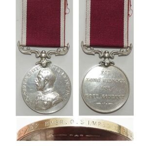 ESA020. ARMY LONG SERVICE & GOOD CONDUCT MEDAL GVR - Simpson RA