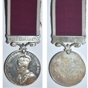 ESA063. NZ ARMY L/S G/C	King George V obverse – UNNAMED