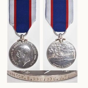ESA083. RFR L/S & G/C MEDAL GVR Coinage head – AB RFR
