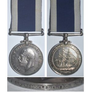 ESA087. ROYAL NAVY L.S G/C MEDAL GVR - HMS Drake