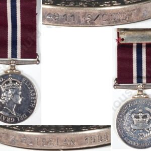 ESA121. NZ POLICE L/S G/C MEDAL EIIR – 4911 ELISAIAN 1988
