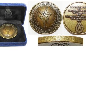 ESA136. YEAR OF THE VOLUNTEERS MEDAL 2001 for Police - Gillespie