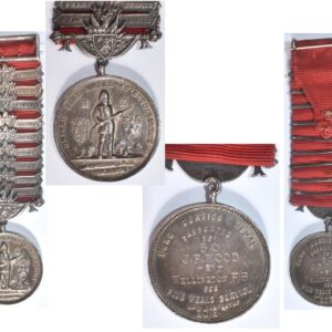 ESA142. UFBA 5 YEARS SERVICE MEDAL with 9 bars - Wellington 1971