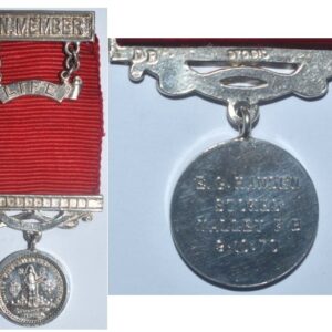 ESA145. UFBA HONORARY LIFE MEMBER MEDAL - Stokes Valley F/B