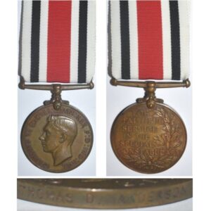 ESA147. SPECIAL CONSTABULARY MEDAL GVIR – THOMAS ANDERSON