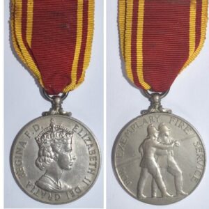 ESA152. U.K. FIRE SERVICE EXEMPLARY SERVICE MEDAL - unnamed