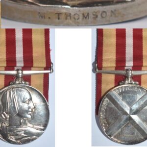 ESA154. BRITISH VOLUNTARY MEDICAL SERVICE MEDAL - M.THOMSON