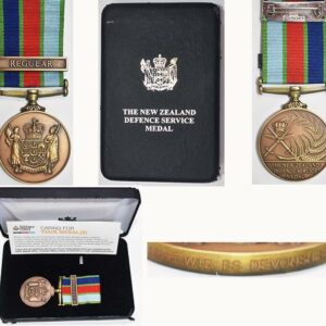 ESA155. NZ DEFENCE SERVICE MEDAL Clasp REGULAR – WTR RNZN