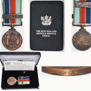 ESA156. NZ DEFENCE SERVICE MEDAL Clasp REGULAR - ACH RNZN