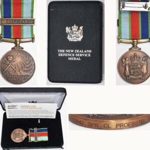 ESA157. NZ DEFENCE SERVICE MEDAL Clasp REGULAR - Spr. RNZE