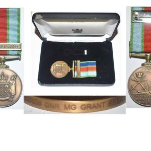 ESA159. NZ DEFENCE SERVICE MEDAL Clasp NATIONAL SERVICE – RNZA
