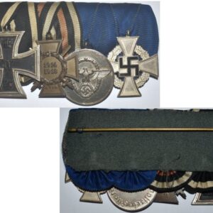 FM0452. GERMAN WWI/WWII POLICE GROUP OF FOUR