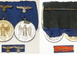 FM0453. PAIR - WEHRMACHT PAIR OF 12 & 4 YEARS SERVICE MEDALS