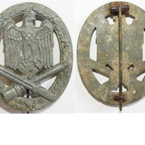 FM0487. GERMAN GENERAL ASSAULT BADGE, without maker marks