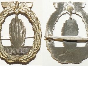 FM0532. KRIEGSMARINE MINE SWEEPER BADGE, horizontal pin