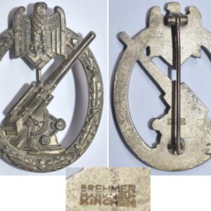 FM0513. GERMAN ARMY FLAK BADGE - BREMER MARKNEUN