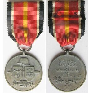 FM0358. HONOUR MEDAL FOR SPANISH VOLUNTEERS IN RUSSIA