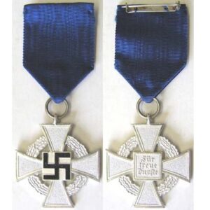 FM0377. FAITHFUL SERVICE CROSS, 2nd Class in silver