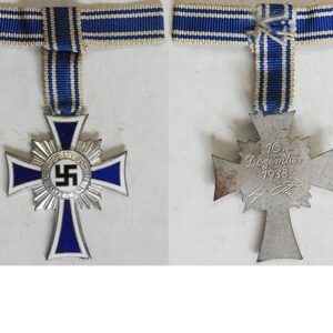 FM0413. CROSS OF HONOUR OF THE GERMAN MOTHER, 2nd Class silver