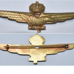 FM0712. ITALIAN WWII AIR FORCE FASCIST PILOT’S WINGS