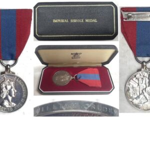 GAL027. IMPERIAL SERVICE MEDAL EIIR – WILLIAM CRUDEN