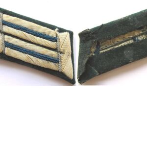 GC1205. WEHRMACHT MEDICAL OFFICER’S RIGHT COLLAR TAB, worn