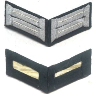 GC1207. PAIR WEHRMACHT INFANTRY OFFICER COLLAR TABS