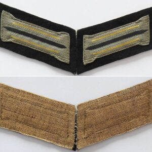 GC1225. PAIR WEHRMACHT SIGNALS SOLDIER COLLAR PATCHES
