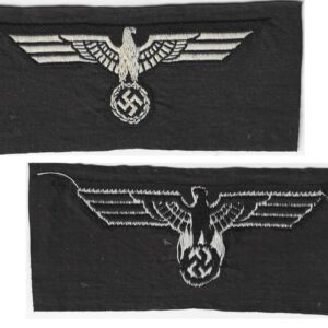 GC2151. WEHRMACHT PANZER BREAST EAGLE, bevo weave