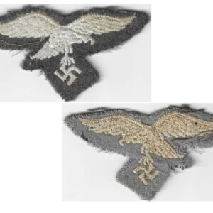 GC2177. LUFTWAFFE CAP EAGLE, white cotton woven