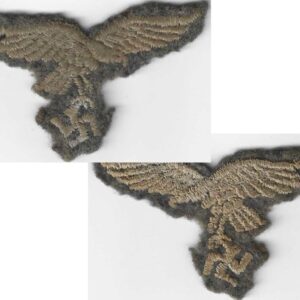 GC2179. LUFTWAFFE CAP EAGLE, light grey cotton woven