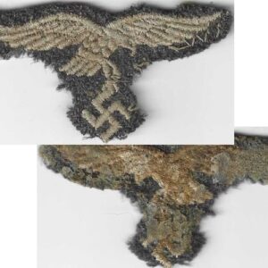 GC2180. LUFTWAFFE CAP EAGLE, light grey cotton woven