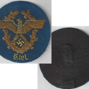 GC2185. GERMAN NAVY POLICE KIEL SLEEVE EAGLE, gold wire