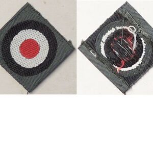 GC2226. WEHRMACHT BEVO WEAVE CAP ROUNDEL, removed from cap