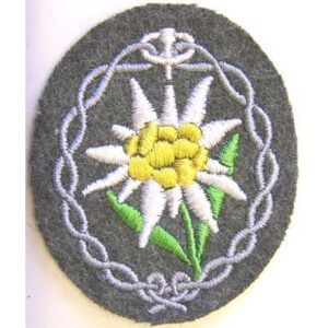 GC2301. WEHRMACHT MOUNTAIN TROOPS Sleeve Patch