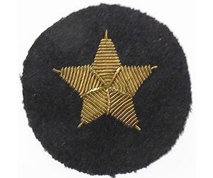 GC2351. KRIEGSMARINE LINE 3rd Class sleeve patch, gold on blue
