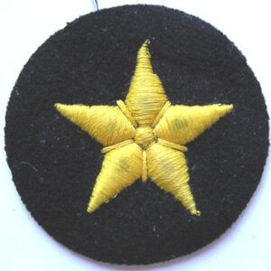 GC2350. KRIEGSMARINE LINE 3rd Class sleeve patch, yellow on blue