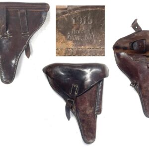 KR1210. GERMAN WWI P08 LUGER HOLSTER - dated 1915