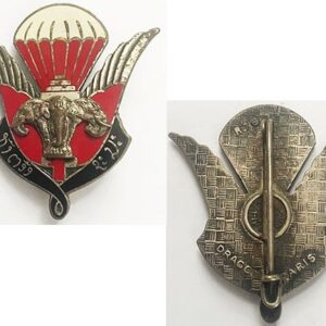LAO015. 1ST LAOTIAN PARACHUTE BATTN BADGE 1952-54 Drago restrike
