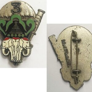 LAO016. 3rd LAOTIAN PARACHUTE BATTALION POCKET BADGE, Ballard