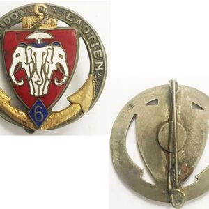 LAO017. KINGDOM OF LAOS No.6 COMMANDO badge