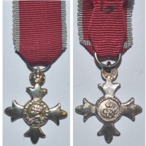 MIN1039. Miniature Order of the British Empire, MBE type 2 Civil