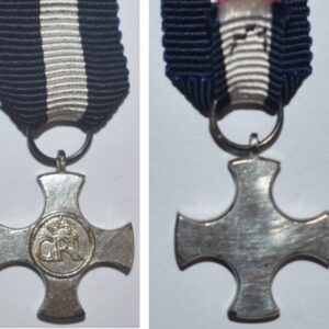 MIN1073. Miniature Distinguished Service Cross, GRI cypher
