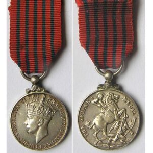 MIN1097. Miniature George Medal, GVIR obverse