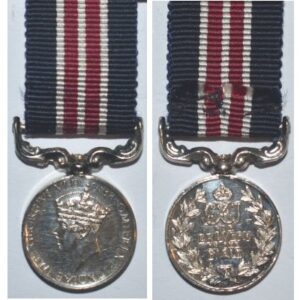 MIN1104. Miniature Military Medal - GVI obverse